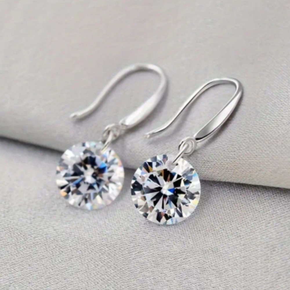 18K Round Earrings